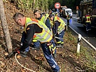 In Südhessen wird ein Wildschutzzaun aufgebaut.