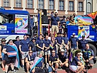 Das THW Frankfurt auf dem CSD 2024.