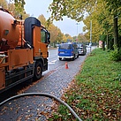 THW Frankfurt unterstützt bei Öl-Einsatz.